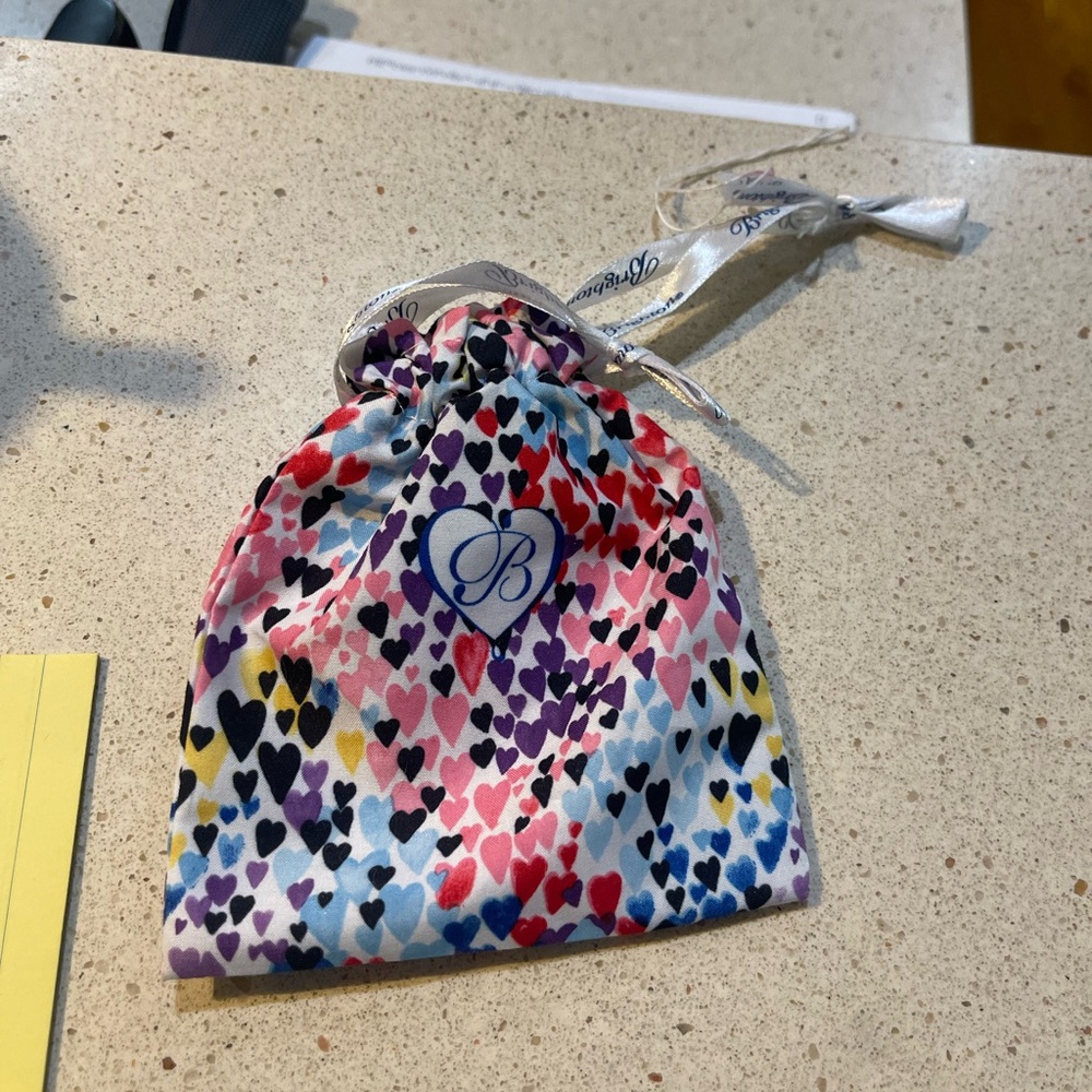 Brighton Multicolor Heart Pattern Pouch - Picture 3 of 5